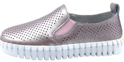 My Brooklyn Girl's Metallic Pink Leather Coney Island Sneaker Online
