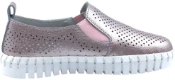 My Brooklyn Girl's Metallic Pink Leather Coney Island Sneaker Online