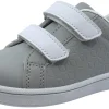 My Brooklyn The Original Boy's and Girl's Sneaker in Grey with White Double Straps Sale