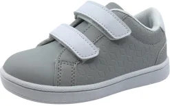 My Brooklyn The Original Boy's and Girl's Sneaker in Grey with White Double Straps Sale