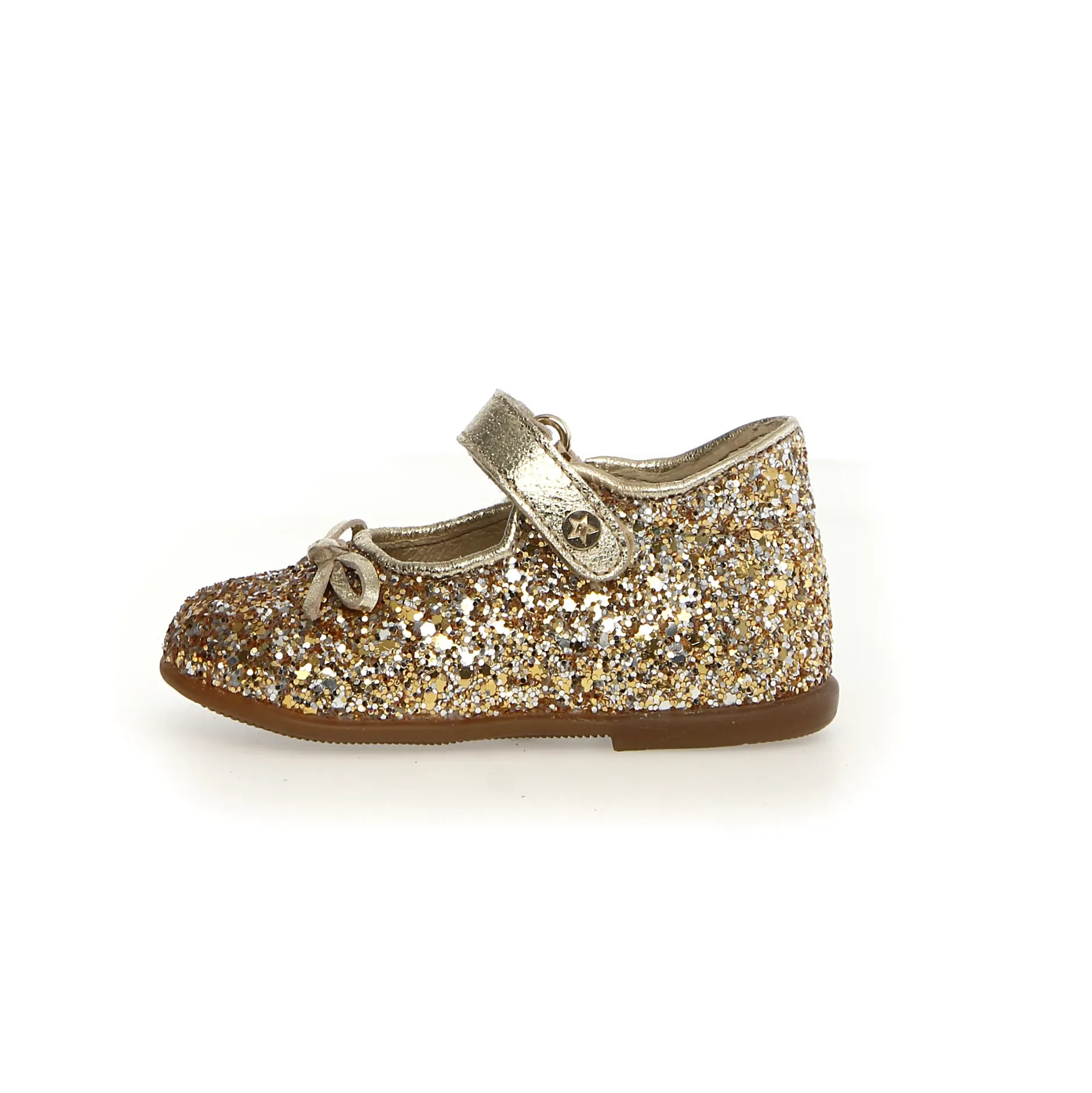 Naturino Ballet Girl's Flats - Platinum Silver Best