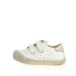 Naturino Boy's And Girl's Cocoon Low 3 Vl Casual Shoes - White / Platinum Hot