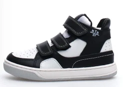 Naturino Boy's and Girl's Finnix Sneaker Shoes - Black/White Clearance