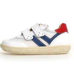 Naturino Boy's Kevis Casual Shoes - White / Red / Bermuda Best