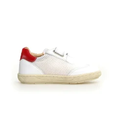 Naturino Boy's Kevis Casual Shoes - White / Red / Bermuda Best
