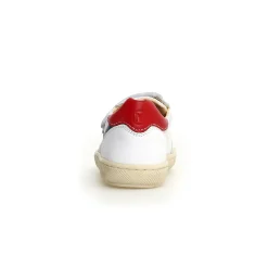 Naturino Boy's Kevis Casual Shoes - White / Red / Bermuda Best