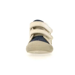 Naturino Boy's Kolde Vl Casual Shoes - Milk / Jeans / Yellow Discount