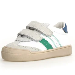 Naturino Boy's Riby Vl Casual Shoes - White / Green / Azure Online