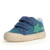 Naturino Boy's Singery Low Vl Casual Shoes - Jeans / Green Clearance
