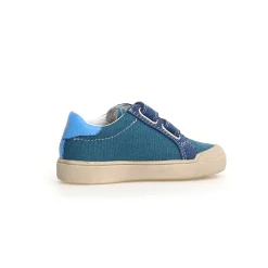 Naturino Boy's Singery Low Vl Casual Shoes - Jeans / Green Clearance