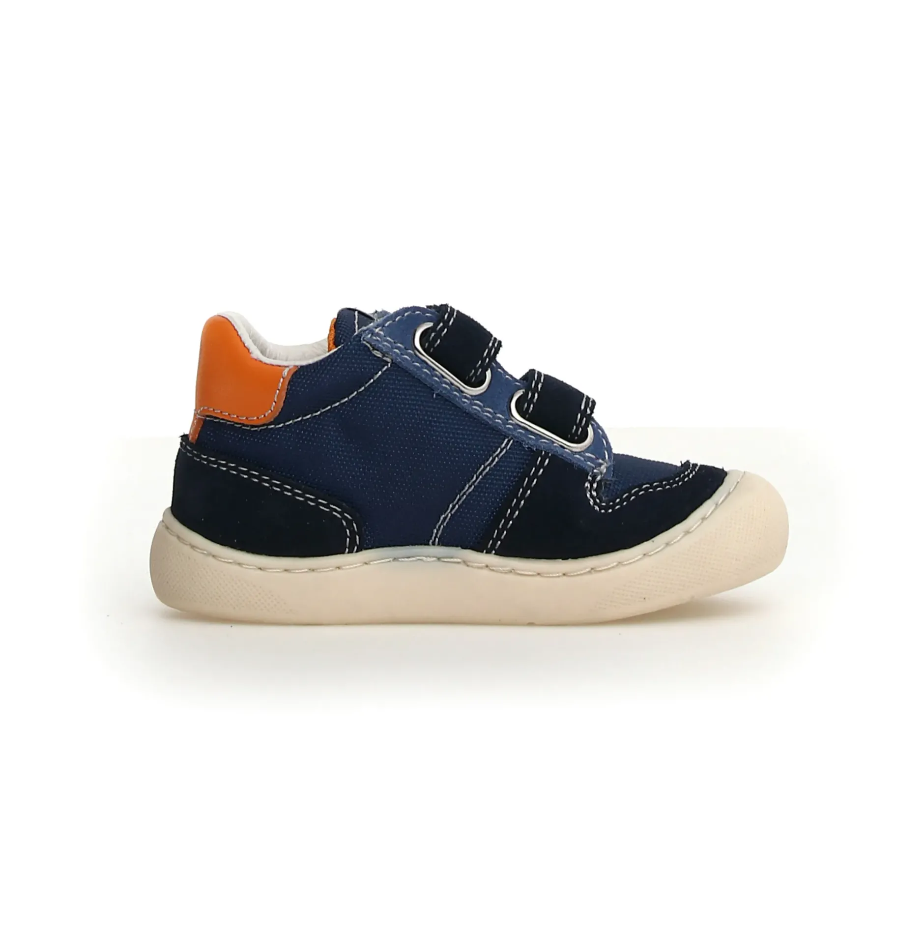 Naturino Finay Vl Boy's Casual Shoes - Navy/Azure/Orange Outlet