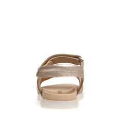 Naturino Galson Girl's Sandals - Metallic Pebbled Cipria Sale