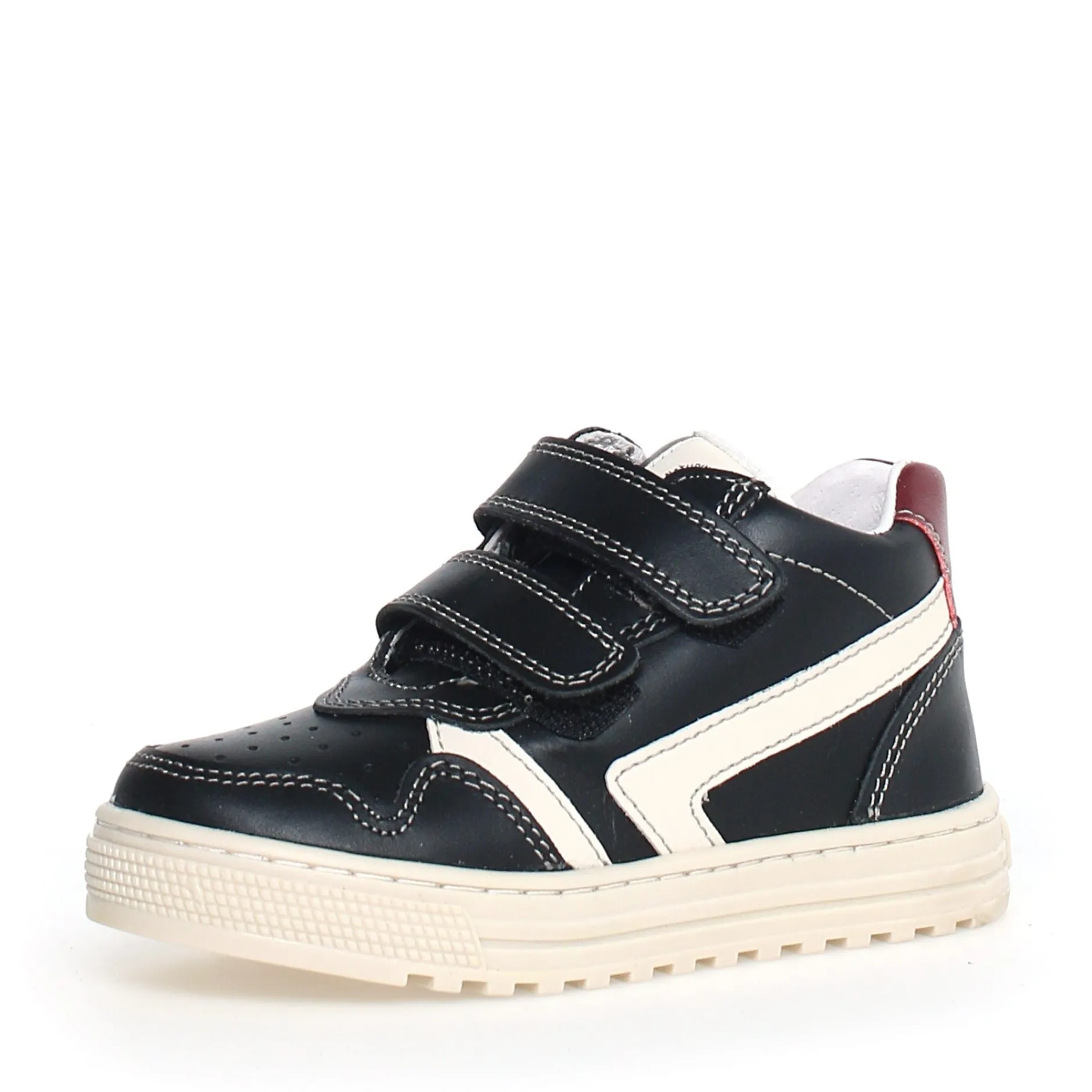 Naturino Girl's & Boy's Ceonia High Vl Calf Sneakers - Black/Milk Fashion