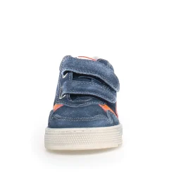 Naturino Girl's & Boy's Ceonia High Vl Calf Sneakers - Navy/Orange Fashion