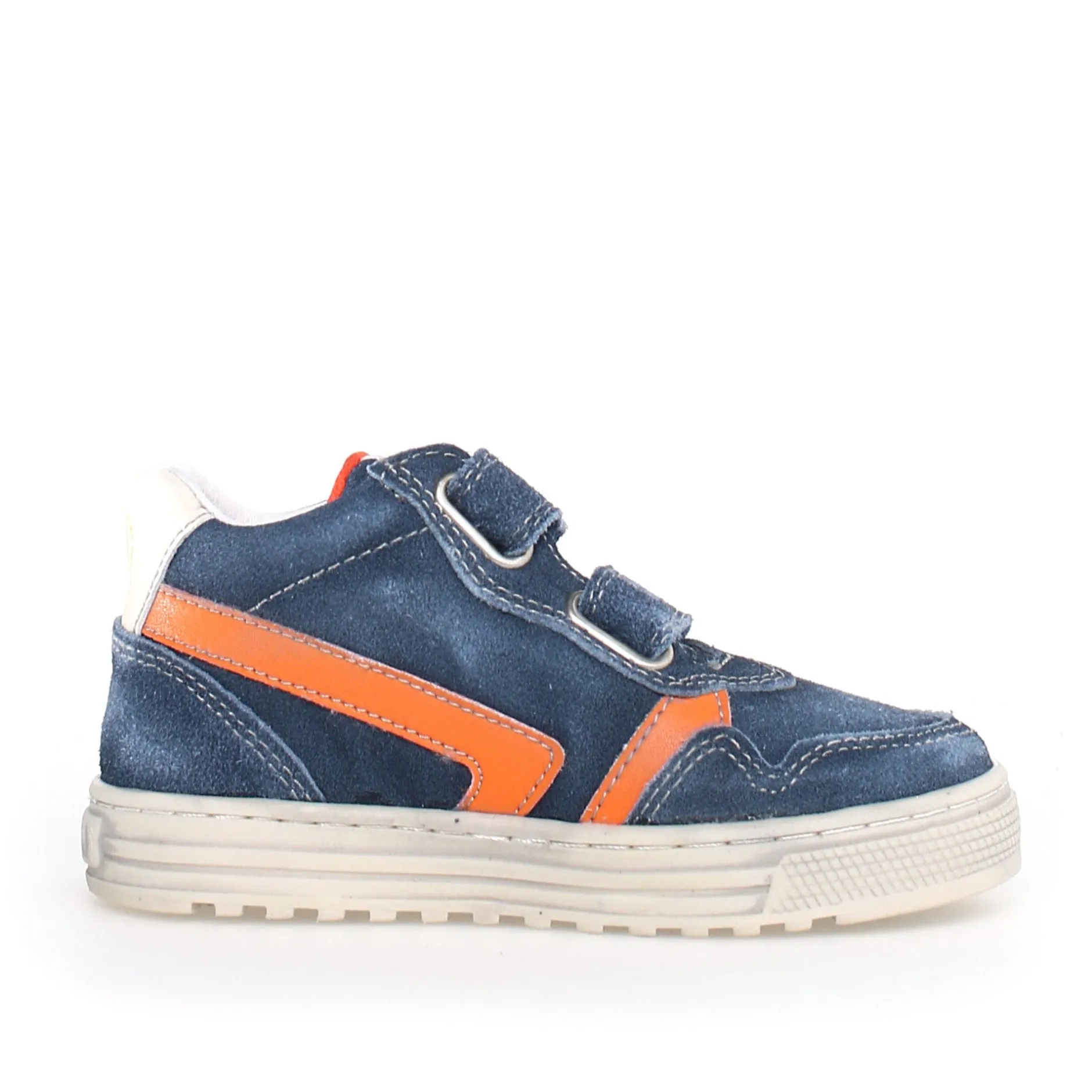 Naturino Girl's & Boy's Ceonia High Vl Calf Sneakers - Navy/Orange Fashion