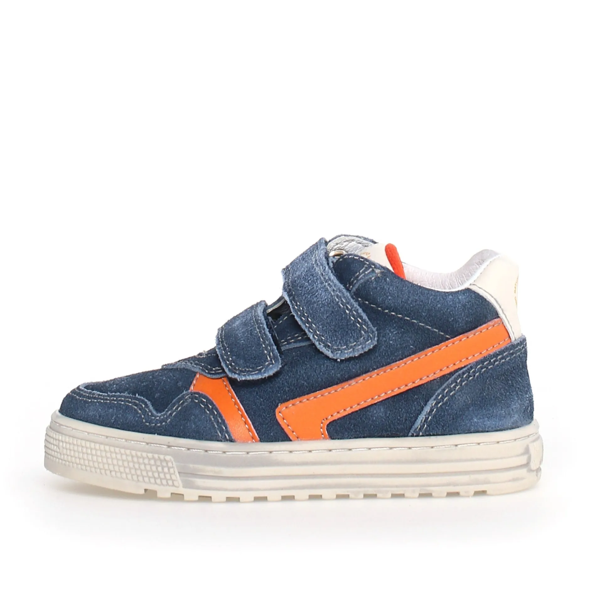 Naturino Girl's & Boy's Ceonia High Vl Calf Sneakers - Navy/Orange Fashion