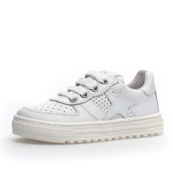 Naturino Girl's & Boy's Hess Zip Sneakers - White Clearance