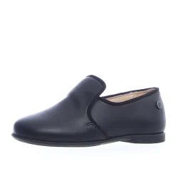 Naturino Girl's and Boy's Alghero Leather Slip On Shoes, Black Clearance