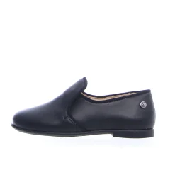 Naturino Girl's and Boy's Alghero Leather Slip On Shoes, Black Clearance