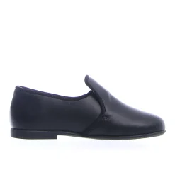 Naturino Girl's and Boy's Alghero Leather Slip On Shoes, Black Clearance