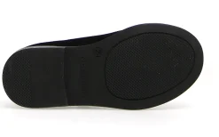 Naturino Girl's Calen Velvet Flat Shoes - Black Clearance