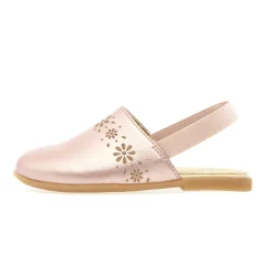 Naturino Girl's Callais Sandals - Metallic Cipria Hot