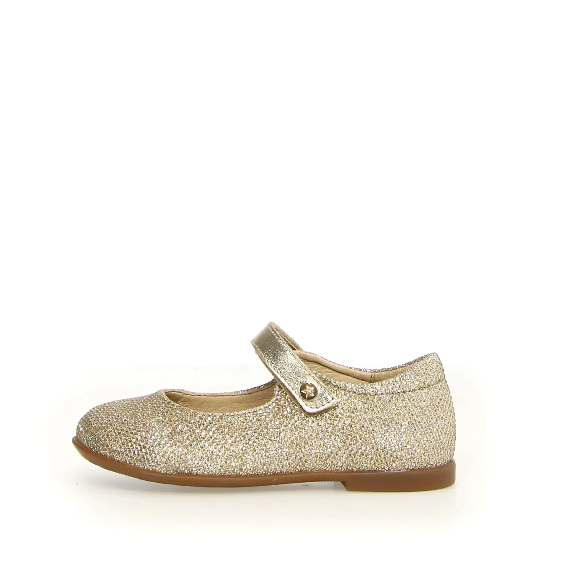 Naturino Girl's Darling Mary Jane Flats - Platinum Hot