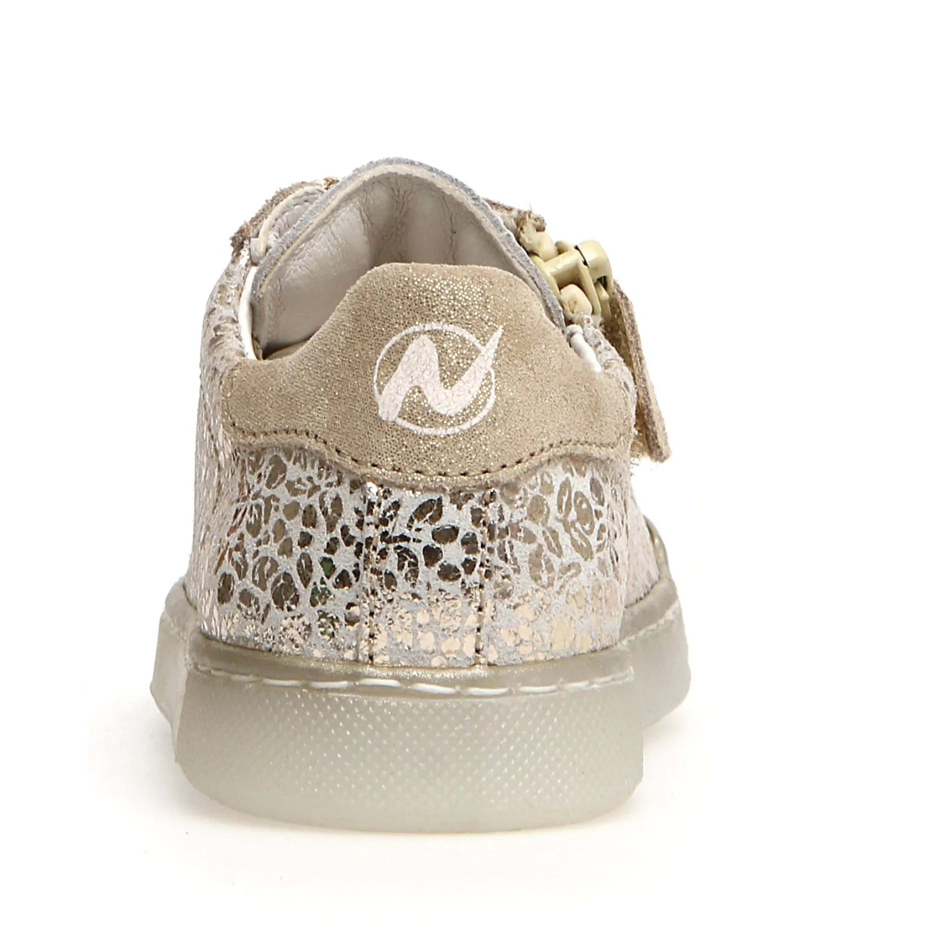 Naturino Girl's Eindhoven Sneakers, White-Platinum Best