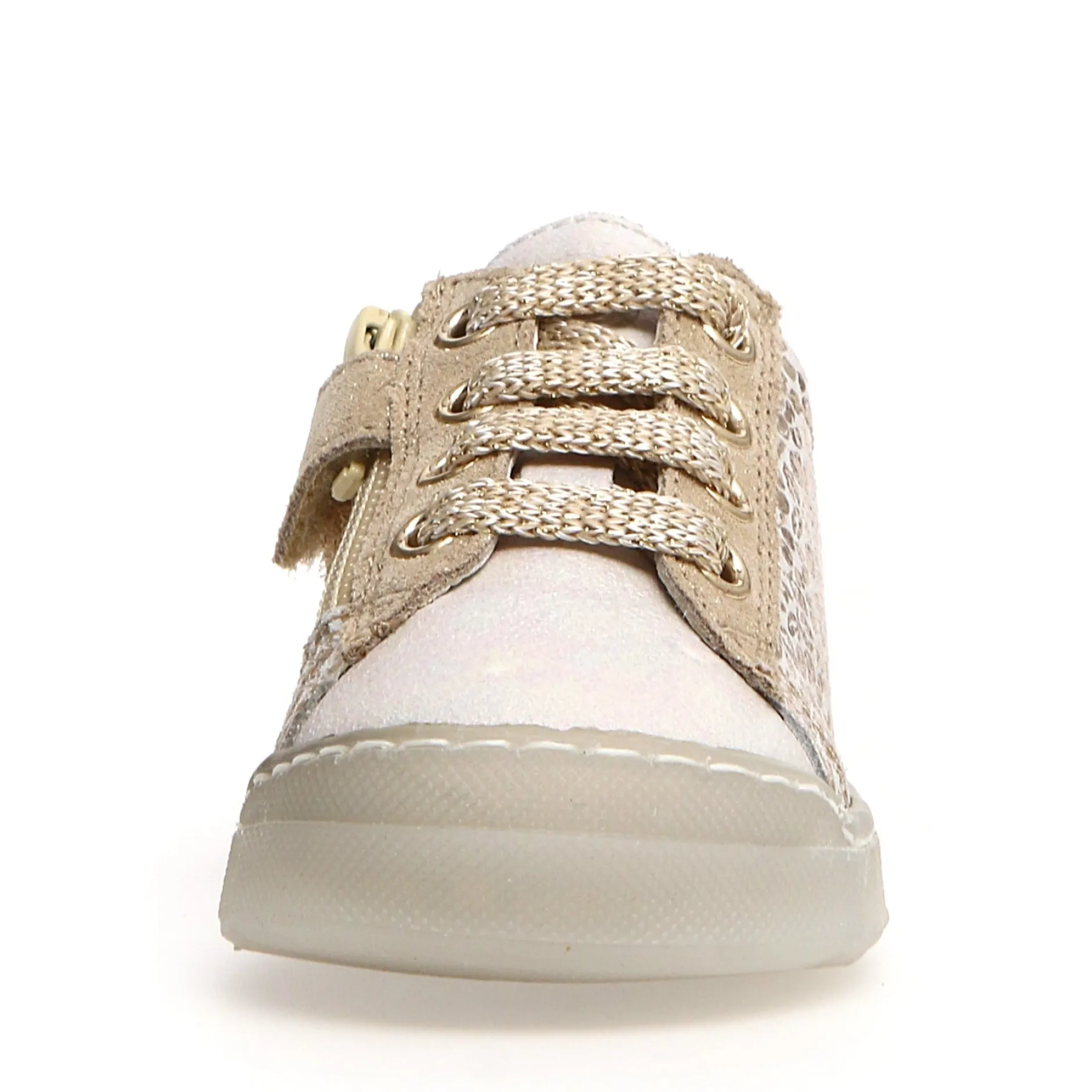 Naturino Girl's Eindhoven Sneakers, White-Platinum Best