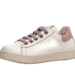 Naturino Girl's Flich Sneaker Shoes, White/Pink Discount