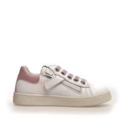 Naturino Girl's Flich Sneaker Shoes, White/Pink Discount