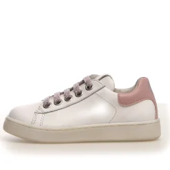 Naturino Girl's Flich Sneaker Shoes, White/Pink Discount