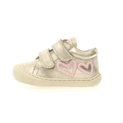 Naturino Girl's Glow Vl Casual Shoes - Platinum Outlet