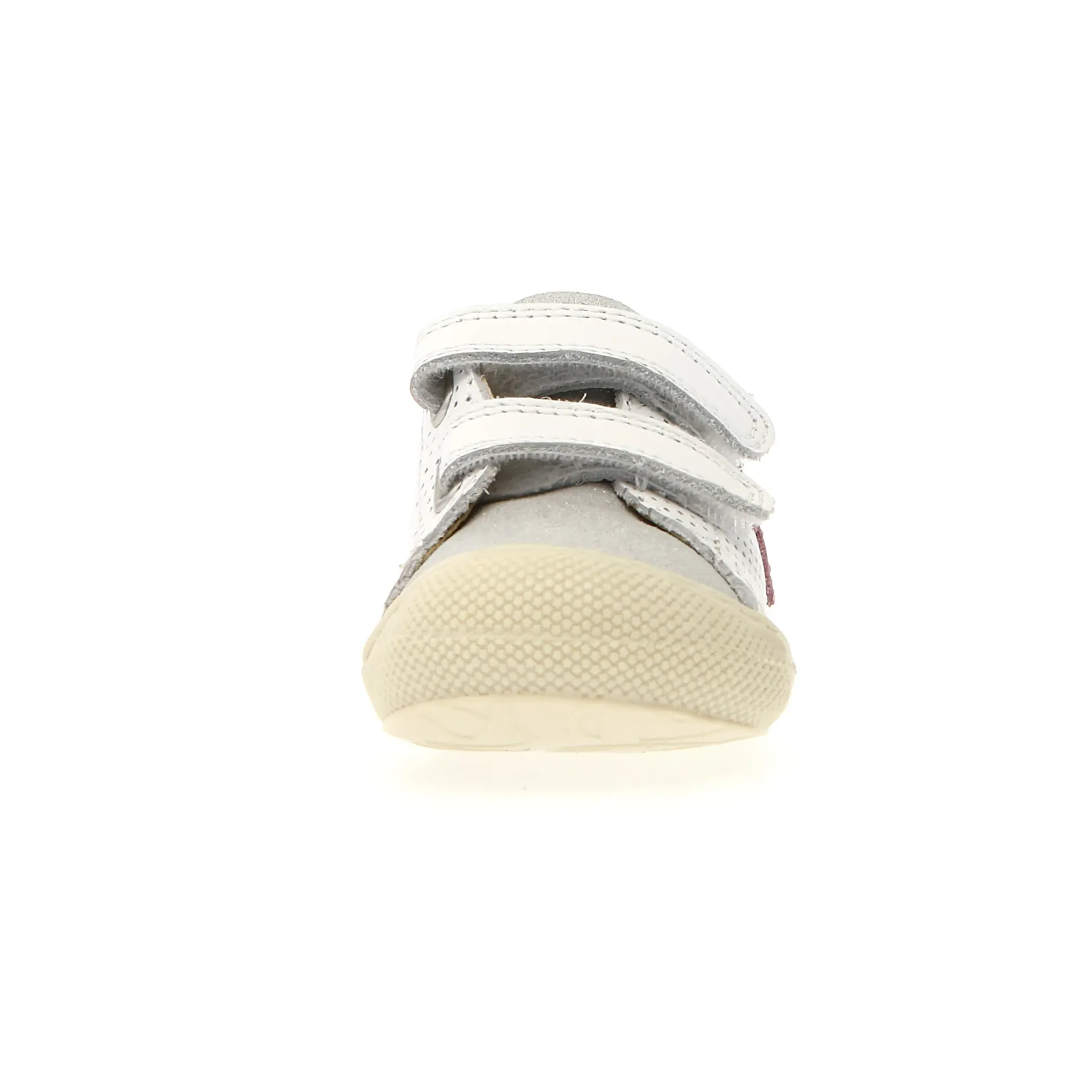 Naturino Girl's Kolde Low Vl Casual Shoes - White / Silver / Pink Clearance
