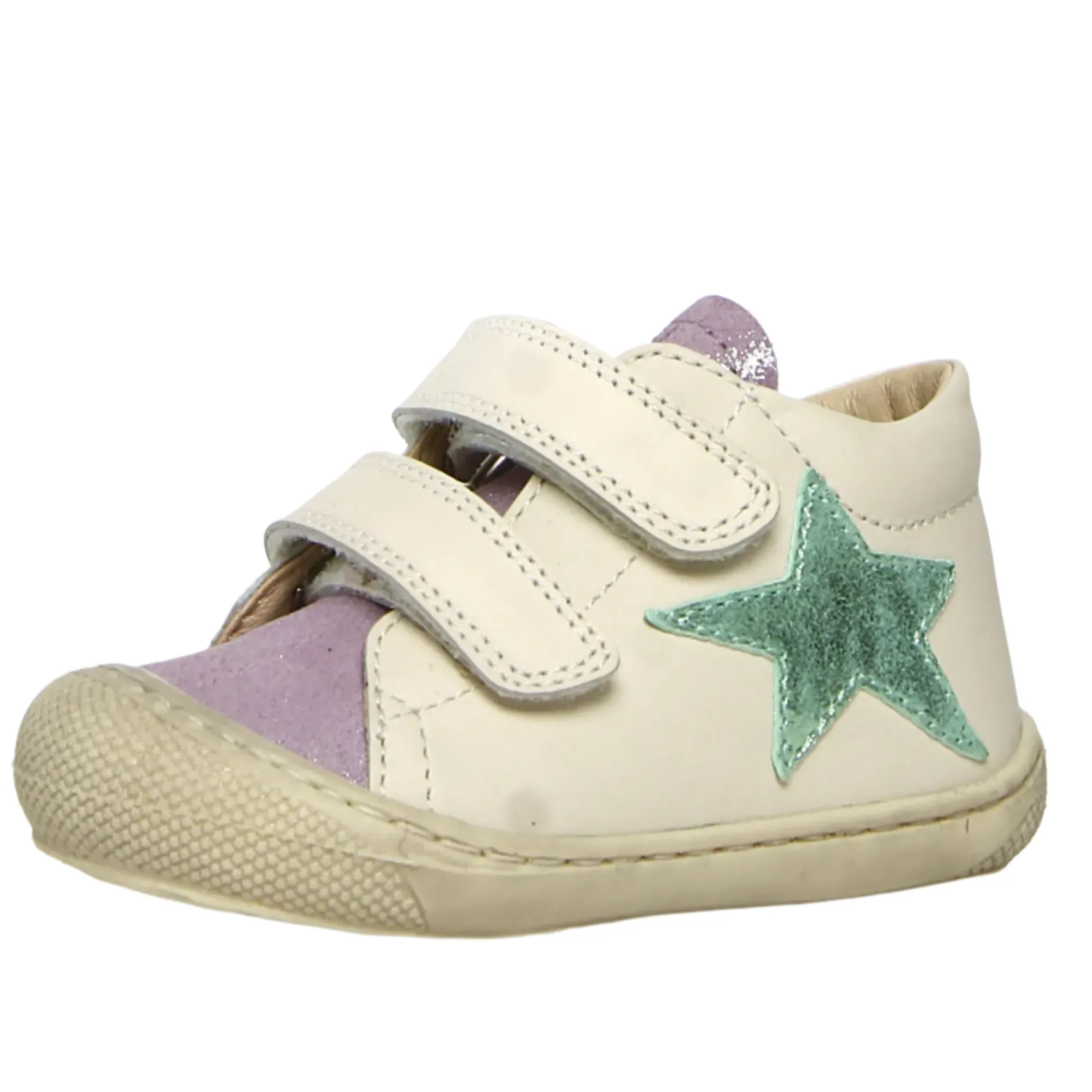 Naturino Girl's Kolde Vl Casual Shoes - Lilac / Milk / Aquamarine Sale