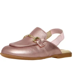 Naturino Girl's Mestre 2 Sandals - Metallic Cipria Clearance