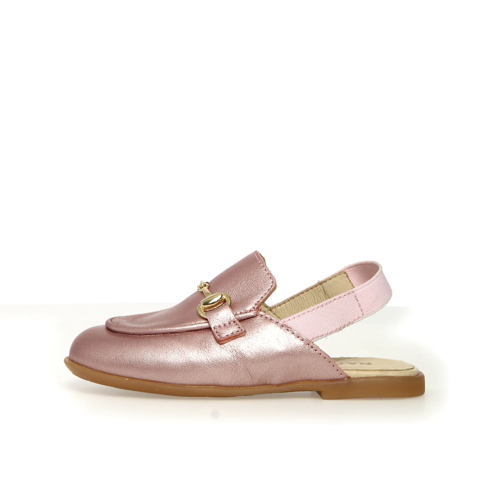 Naturino Girl's Mestre 2 Sandals - Metallic Cipria Clearance