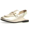 Naturino Girl's Mestre Sling Backs - Metallic Platinum Clearance