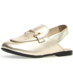 Naturino Girl's Mestre Sling Backs - Metallic Platinum Clearance
