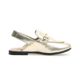 Naturino Girl's Mestre Sling Backs - Metallic Platinum Clearance