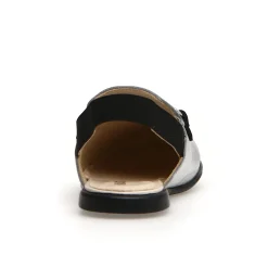 Naturino Girl's Mestre Sling Backs - Silver/Black Best