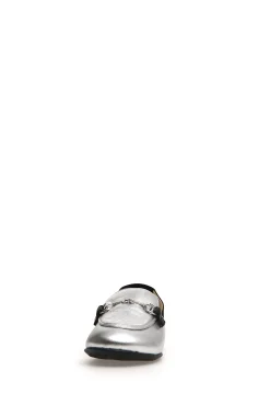 Naturino Girl's Mestre Sling Backs - Silver/Black Best
