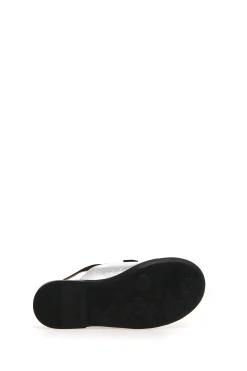 Naturino Girl's Mestre Sling Backs - Silver/Black Best