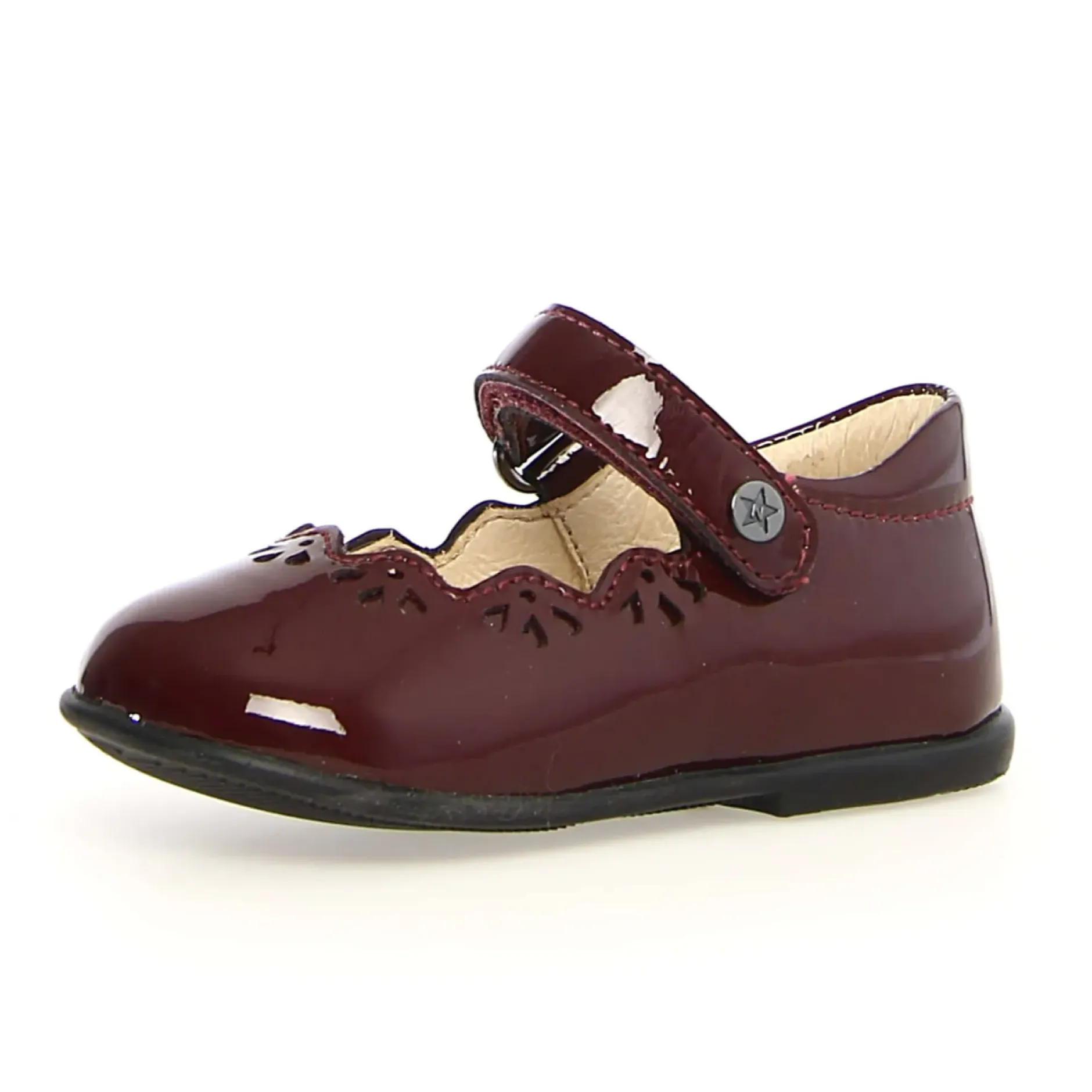 Naturino Girl's Olya Mary Jane Flats - Bordeaux Fashion