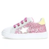 Naturino Girl's Pinn Zip Casual Shoes - White/Fuchsia/Paglia Best