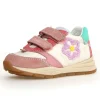 Naturino Girl's Quelly 3 Vl Sneakers - Pink / Milk New