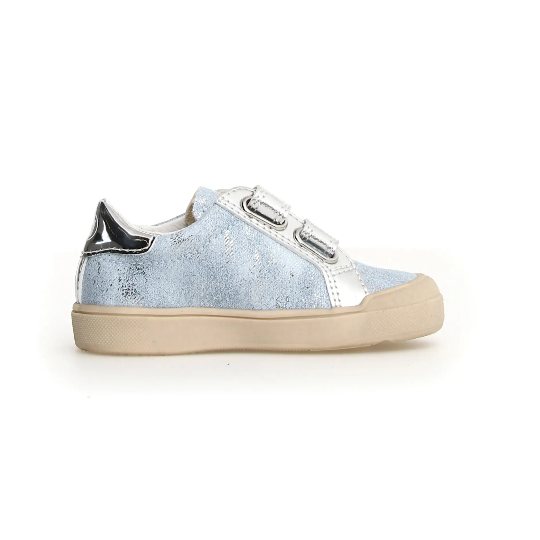 Naturino Girl's Singery Low Vl Casual Shoes - Metallic Dream / Silver New