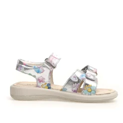 Naturino Houdan Girl's Sandals - Metallic Silver Dream Print Discount