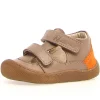Naturino Irty's Boy's Barefoot Casual Shoes - Taupe/Orange Hot
