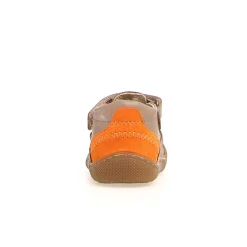 Naturino Irty's Boy's Barefoot Casual Shoes - Taupe/Orange Hot